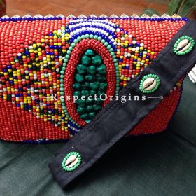 Luxurious Ladies Hand Bag Cross-body Multicolored; Ladakhi Bead Work; Handcrafted; u602075863_New_db.com