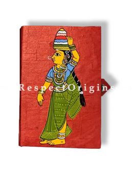 Gorgeous and colourful Cheriyal Tribal art Jewellery or Collectible Boxes, Set of 2, u602075863_New_db.com